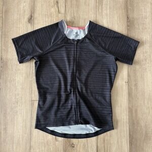 Pearl Izumi Cycling Jersey Women L Black White Bike Jersey Women Athletic Top